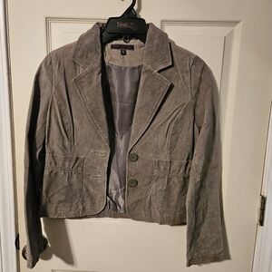 Sage Green Leather Jacket